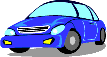 Blue car